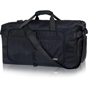 travel duffle bag, large lightweight carry on duffel for travel camping sports gym