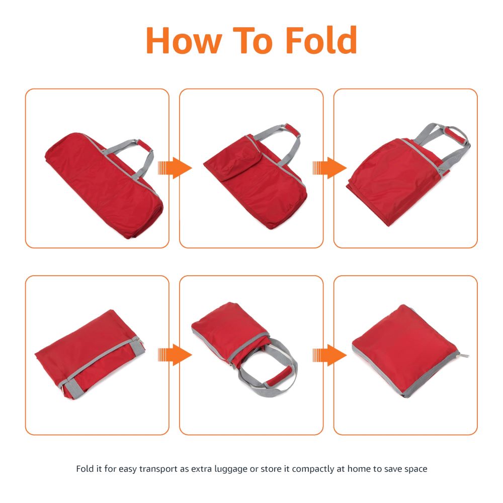 travel duffle bag – extra large foldable nylon duffel bag