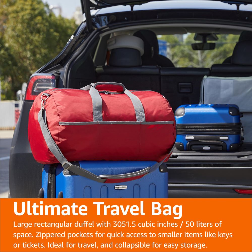 travel duffle bag – extra large foldable nylon duffel bag